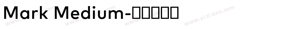 Mark Medium字体转换